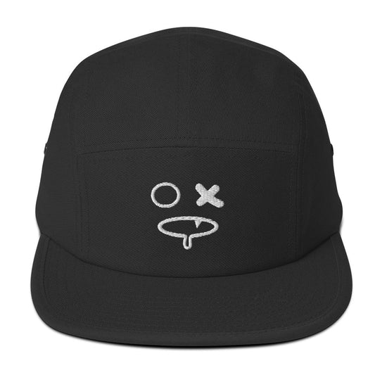 NoThoughts Black Five Panel Cap